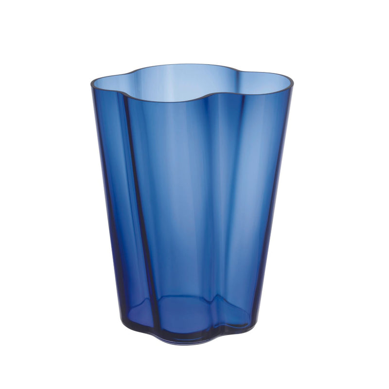 Iittala AALTO (1936) Vase (10.5") in ultramarine blue