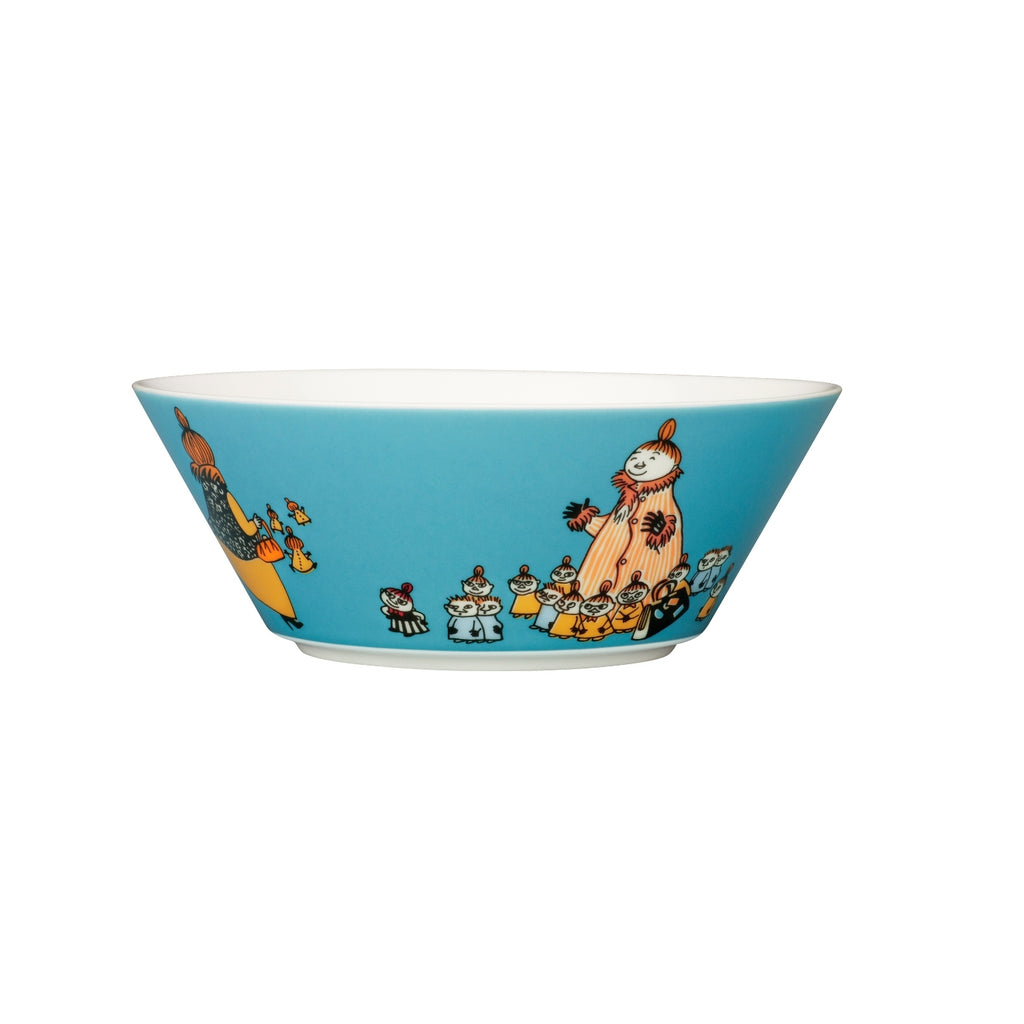 Arabia MOOMIN teal MYMBLE'S MOTHER Bowl (6")
