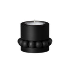 Aarikka PRINSESSA Tea Light Candle Holder (2" / 5 cm) black