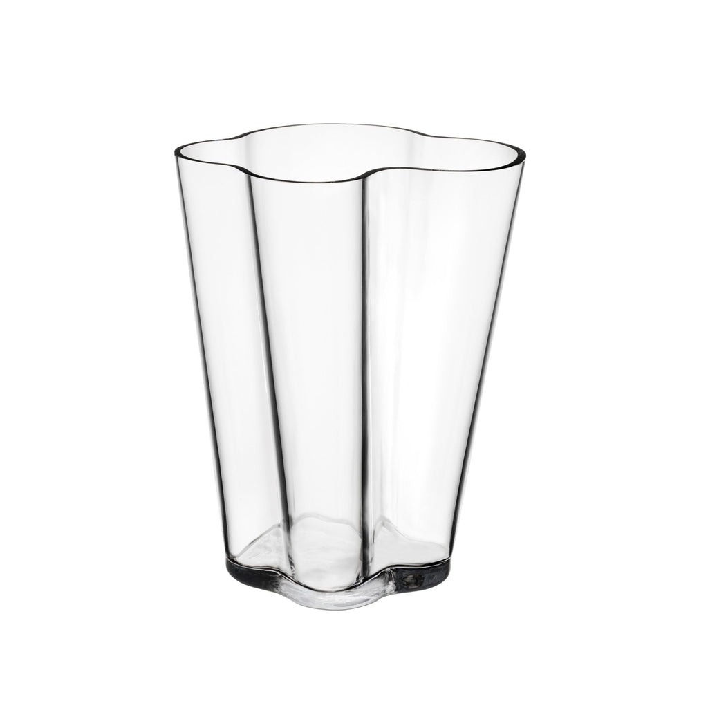 Iittala Alvar Aalto 10.5" vase clear