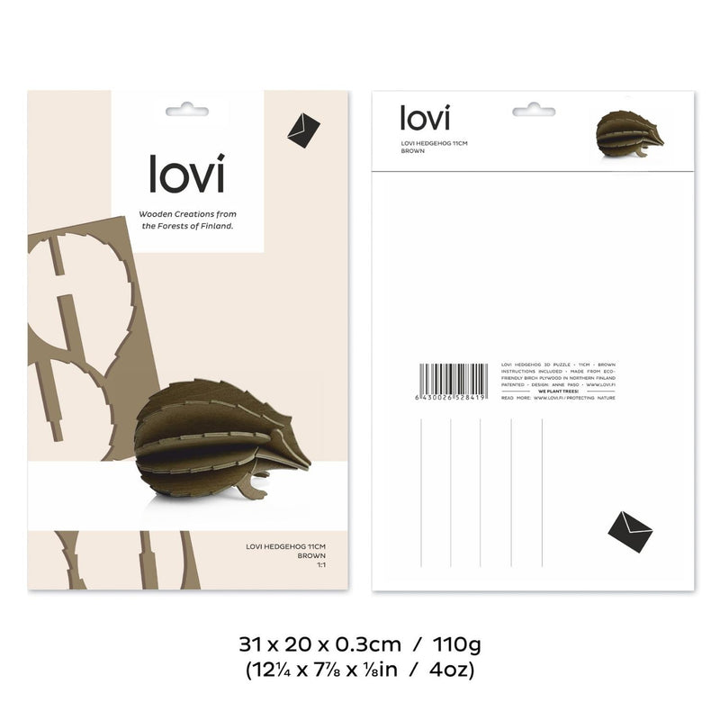 Lovi HEDGEHOG (4.4" / 11 cm) packaging