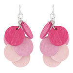 Aarikka JUOLUKKA Earrings in shades of pink