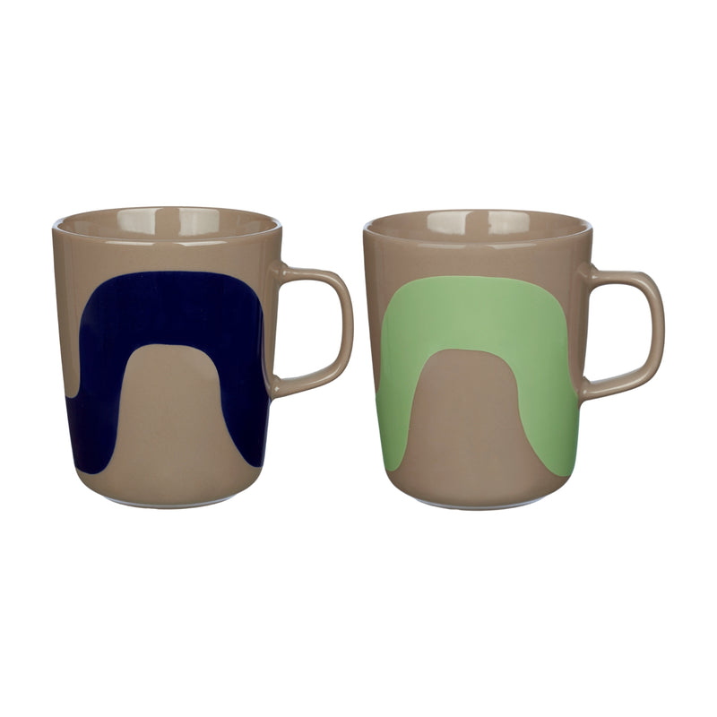 Marimekko SEIREENI Mug Set (S/2) brown stoneware