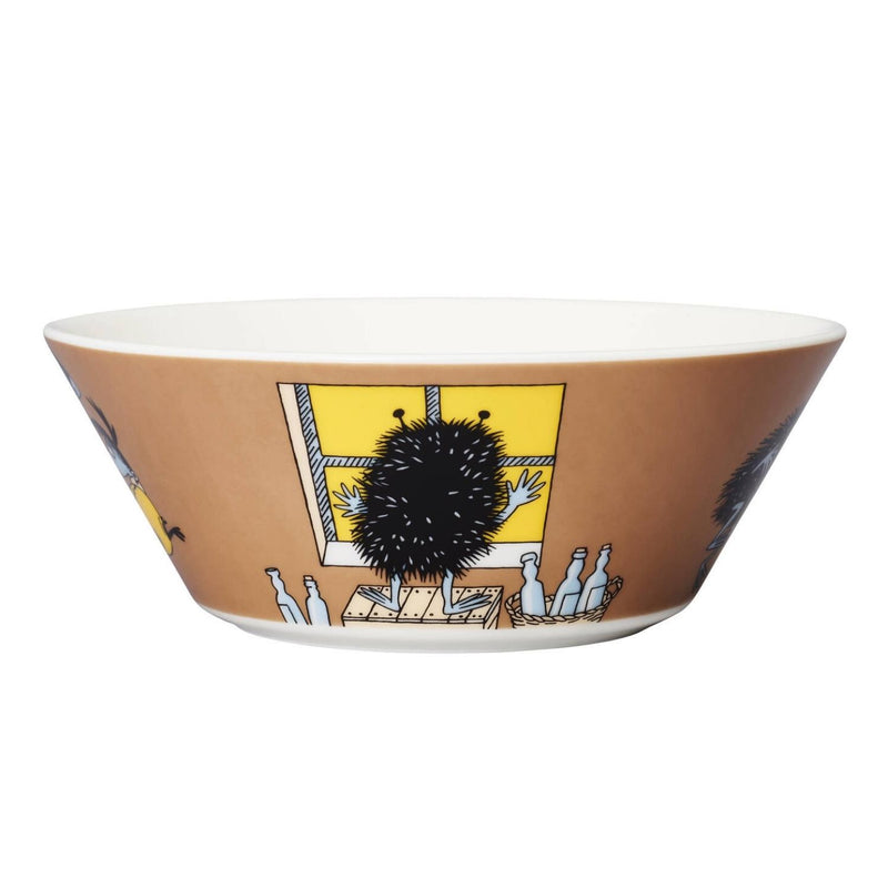 Arabia MOOMIN STINKY in Action Bowl (6") brown back