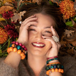 Aarikka bracelets in warm Fall colors