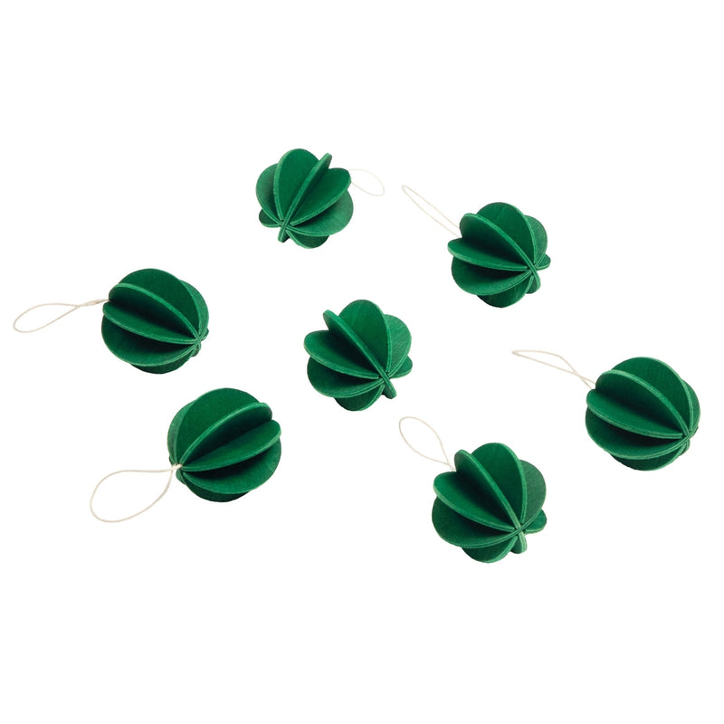 Lovi BAUBLES (1.4" / 3.5 cm) dark green