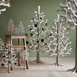 Lovi spruce trees decorates with Lovi baubles