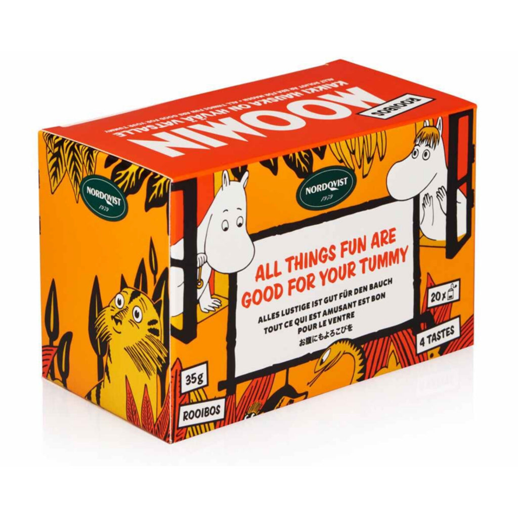 Nordqvist MOOMIN All Things Fun Are Good For Your Tummy Rooibos Tea from Finland