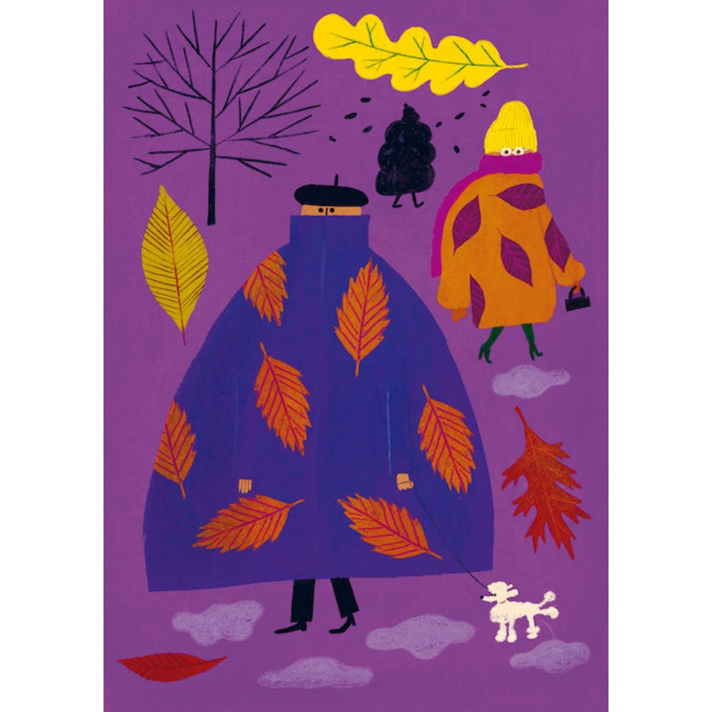 Kehvola FALL Postcard (4x6) purple