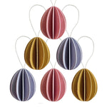 Lovi Easter Eggs (1.8" / 4.5 cm) color mix with strings