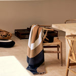 Marimekko MELOONI Cotton-Wool Throw on a chair