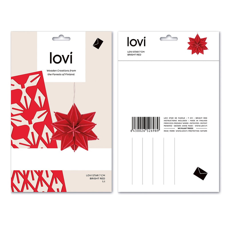 Lovi STAR Bright Red Packaging