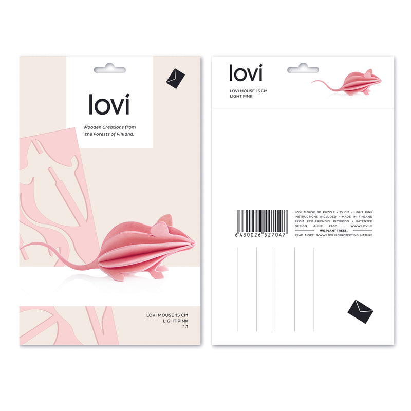 Lovi light pink MOUSE packaging