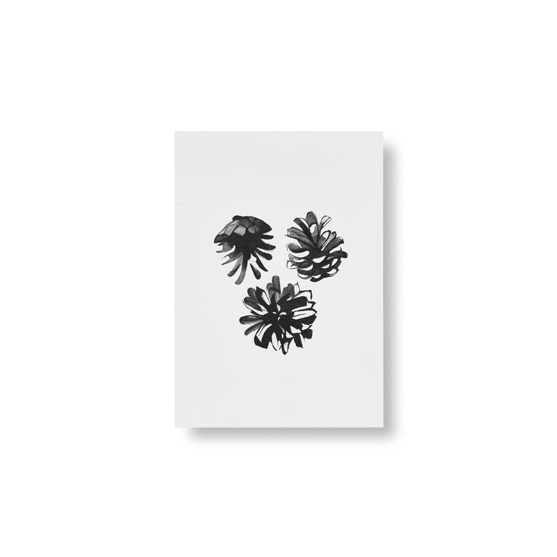 Teemu Järvi PINE CONE Art Card (5.8" x 8.3")